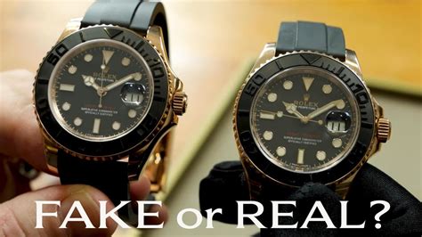 rolex yachtmaster fake vs real|how to spot real rolex.